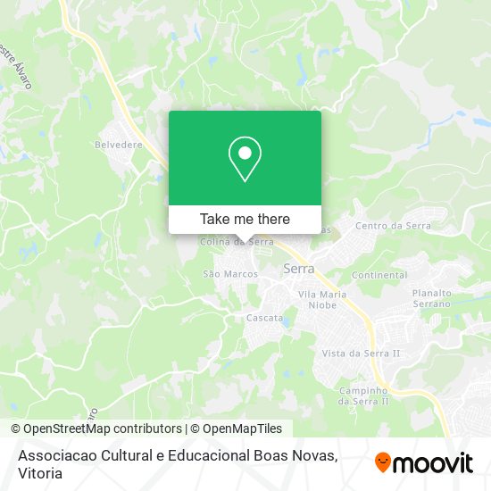 Associacao Cultural e Educacional Boas Novas map