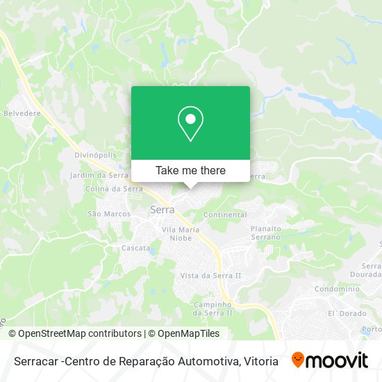 Serracar -Centro de Reparação Automotiva map