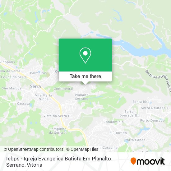 Iebps - Igreja Evangélica Batista Em Planalto Serrano map
