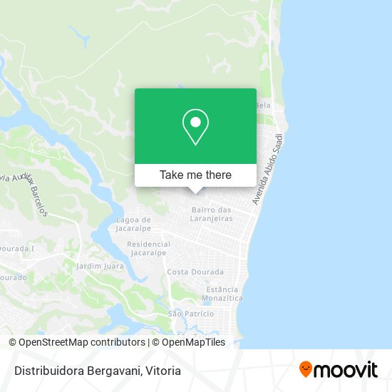 Distribuidora Bergavani map