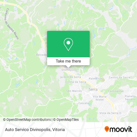 Auto Servico Divinopolis map