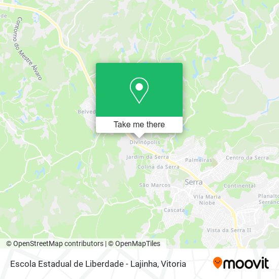 Escola Estadual de Liberdade - Lajinha map