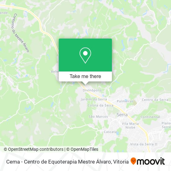 Cema - Centro de Equoterapia Mestre Álvaro map