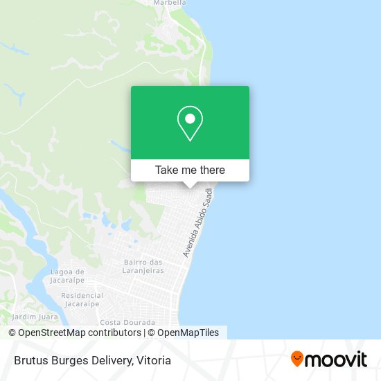 Brutus Burges Delivery map
