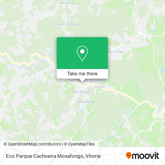 Eco Parque Cachoeira Moxafongo map