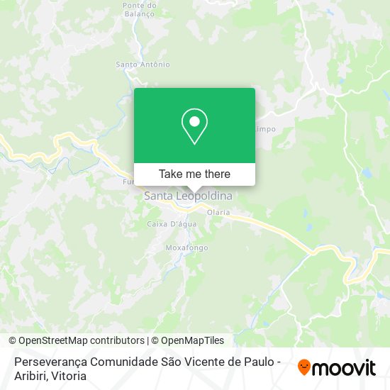 Perseverança Comunidade São Vicente de Paulo - Aribiri map
