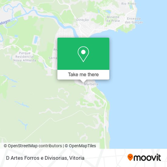 D Artes Forros e Divisorias map