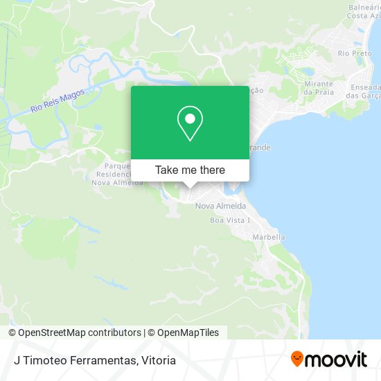 J Timoteo Ferramentas map