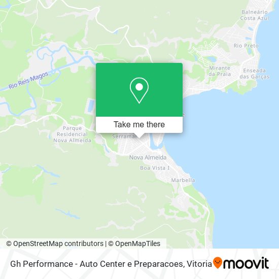 Gh Performance - Auto Center e Preparacoes map