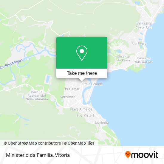 Ministerio da Familia map