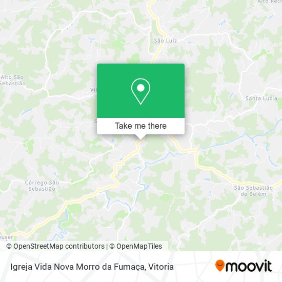 Igreja Vida Nova Morro da Fumaça map