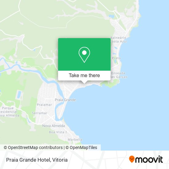 Praia Grande Hotel map