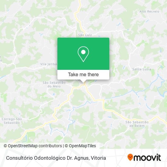 Consultório Odontológico Dr. Agnus map