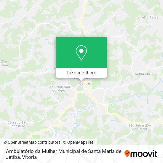 Ambulatório da Mulher Municipal de Santa Maria de Jetibá map