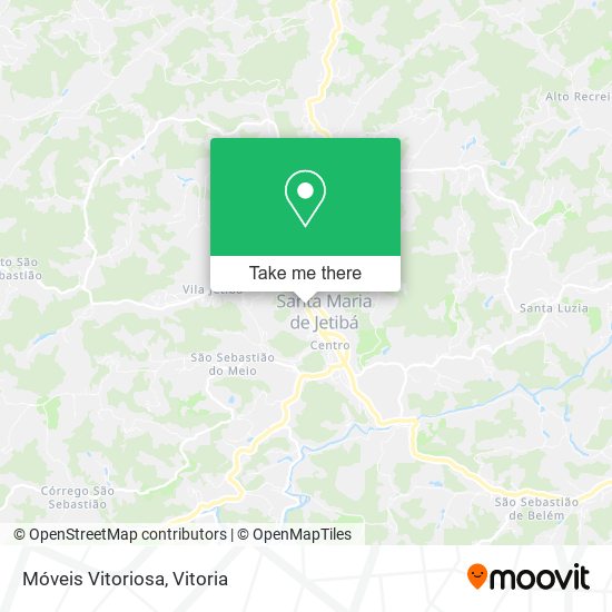 Móveis Vitoriosa map