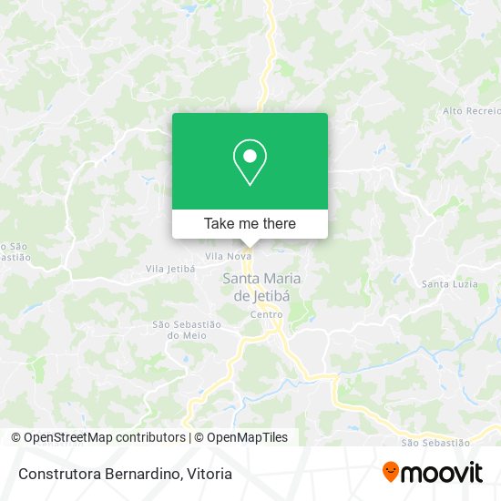 Construtora Bernardino map