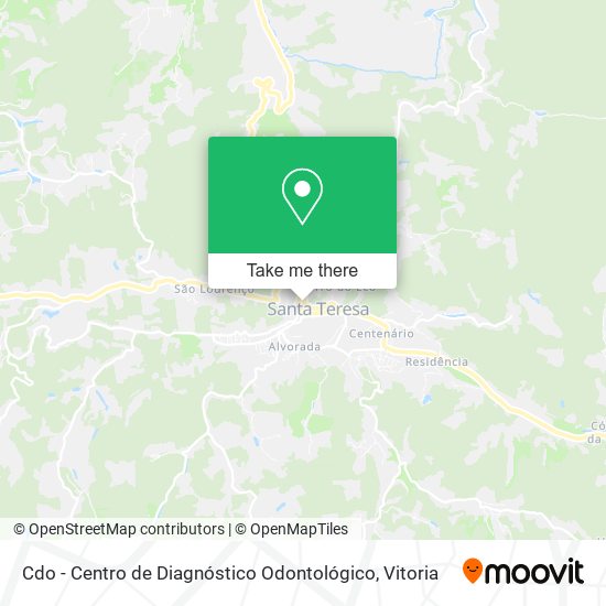 Cdo - Centro de Diagnóstico Odontológico map