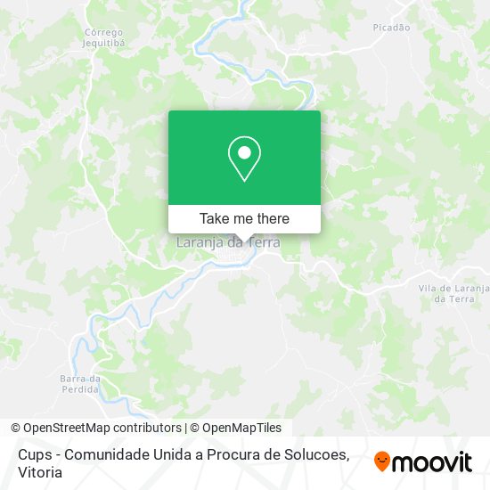 Cups - Comunidade Unida a Procura de Solucoes map