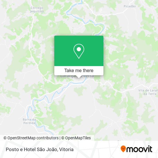 Posto e Hotel São João map