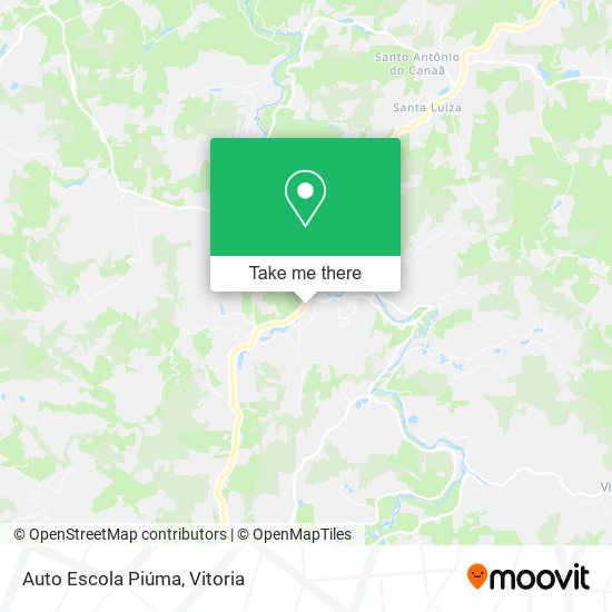 Auto Escola Piúma map