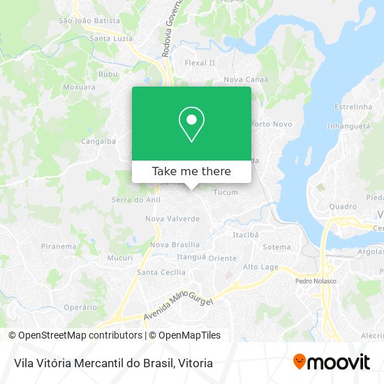 Vila Vitória Mercantil do Brasil map