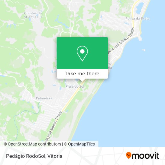 Pedágio RodoSol map