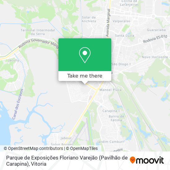 Parque de Exposições Floriano Varejão (Pavilhão de Carapina) map