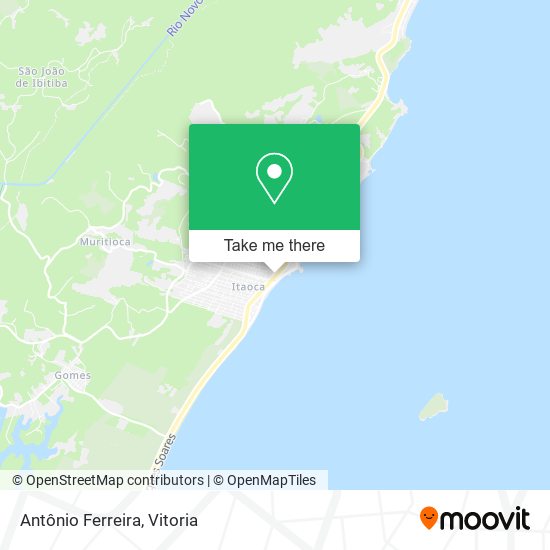 Antônio Ferreira map