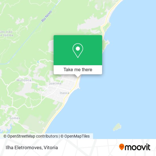 Ilha Eletromoves map