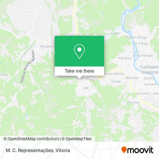 M. C. Representações map