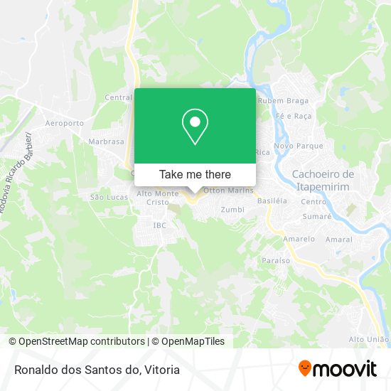 Ronaldo dos Santos do map