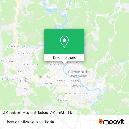 Thaís da Silva Souza map