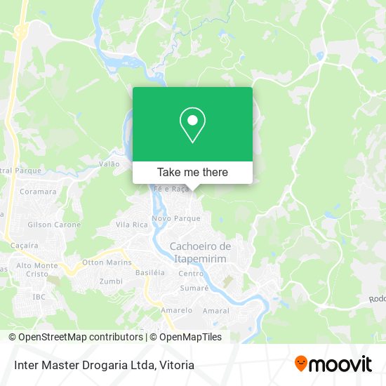 Inter Master Drogaria Ltda map