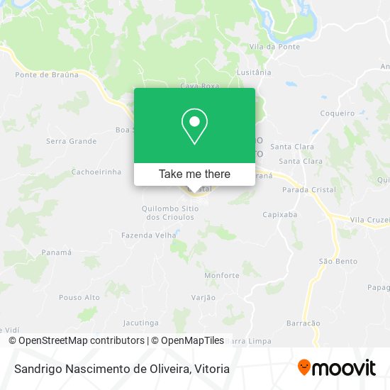 Sandrigo Nascimento de Oliveira map
