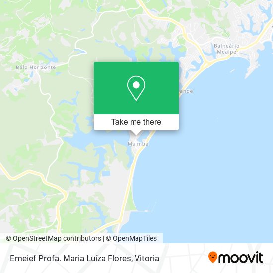 Emeief Profa. Maria Luíza Flores map
