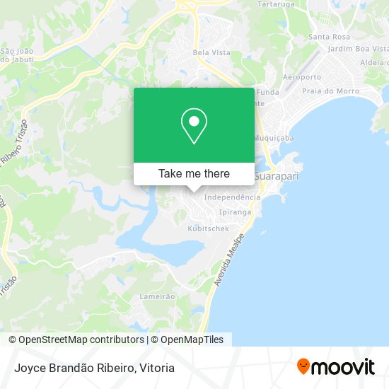 Joyce Brandão Ribeiro map