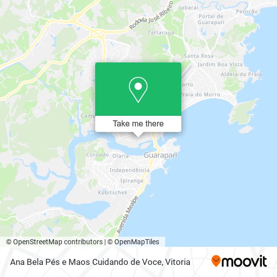 Ana Bela Pés e Maos Cuidando de Voce map