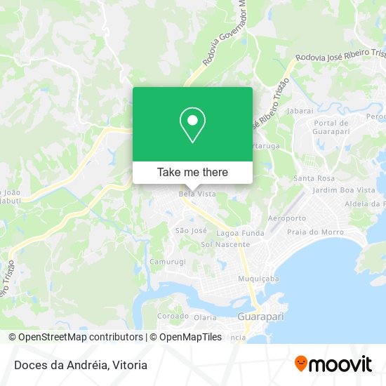 Doces da Andréia map