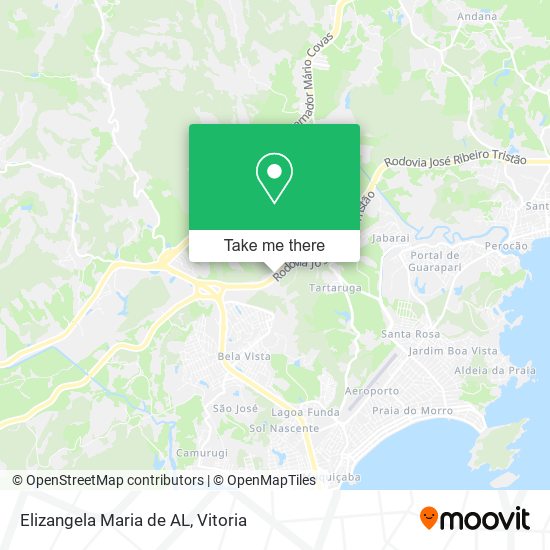 Elizangela Maria de AL map