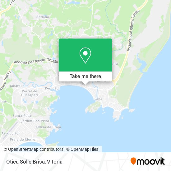 Ótica Sol e Brisa map
