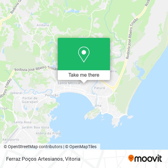 Ferraz Poços Artesianos map