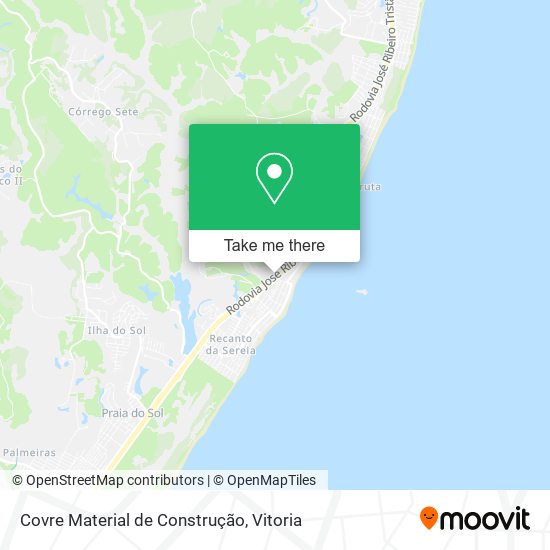 Covre Material de Construção map