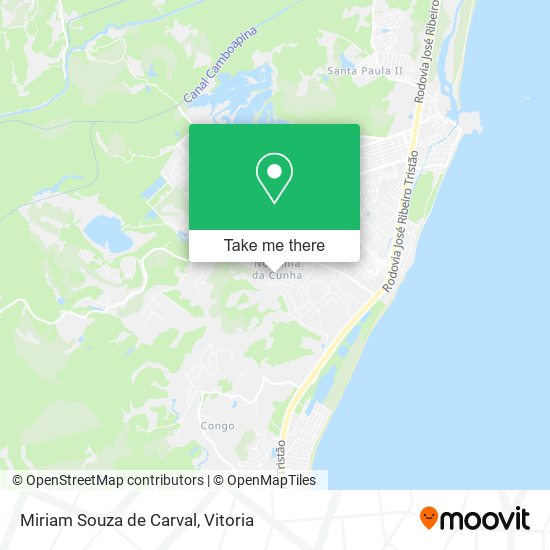 Miriam Souza de Carval map