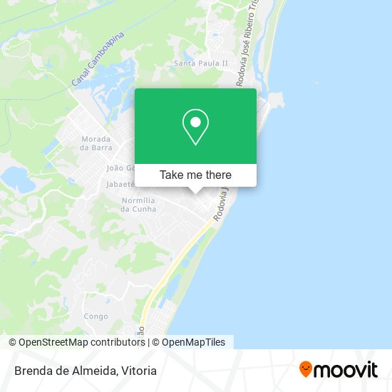 Brenda de Almeida map