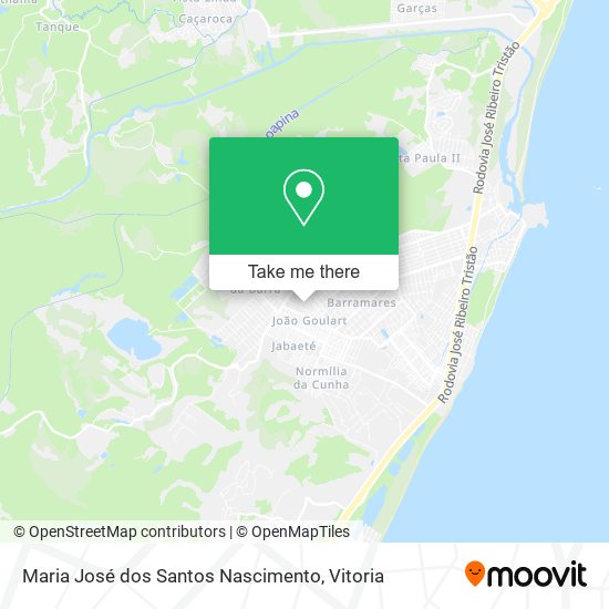 Maria José dos Santos Nascimento map
