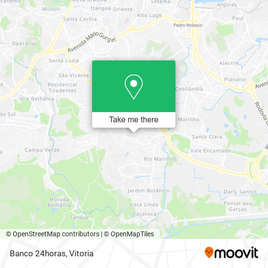 Banco 24horas map