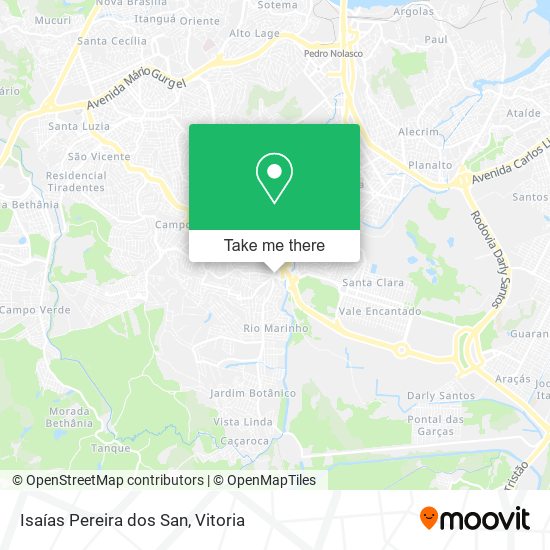 Isaías Pereira dos San map