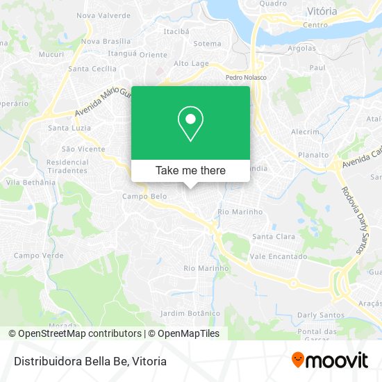 Distribuidora Bella Be map