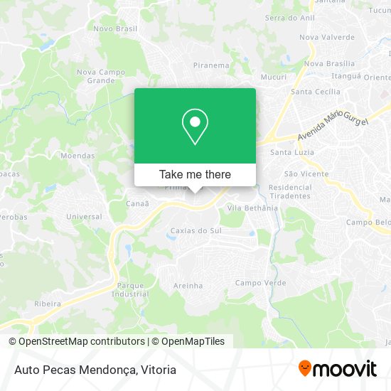 Auto Pecas Mendonça map