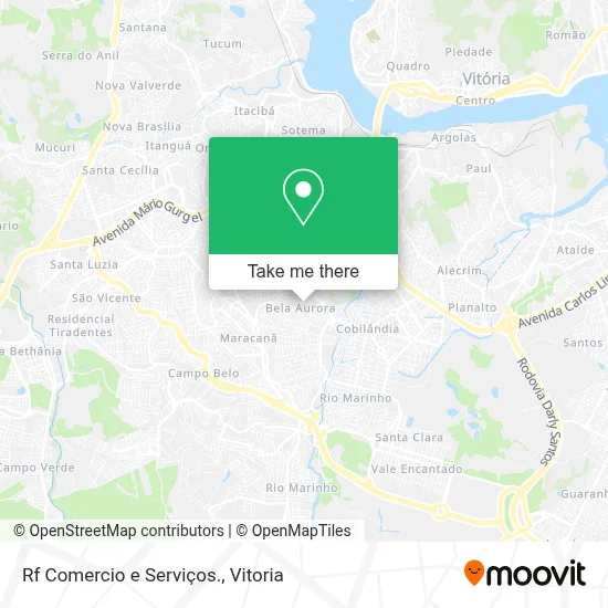 Rf Comercio e Serviços. map